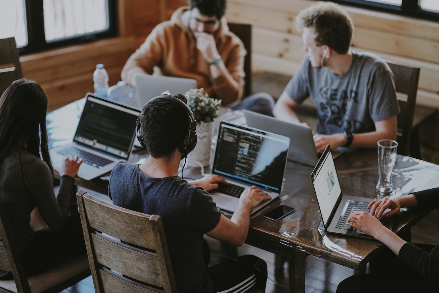 SoftVAP branding and digital marketing team collaborating on a project